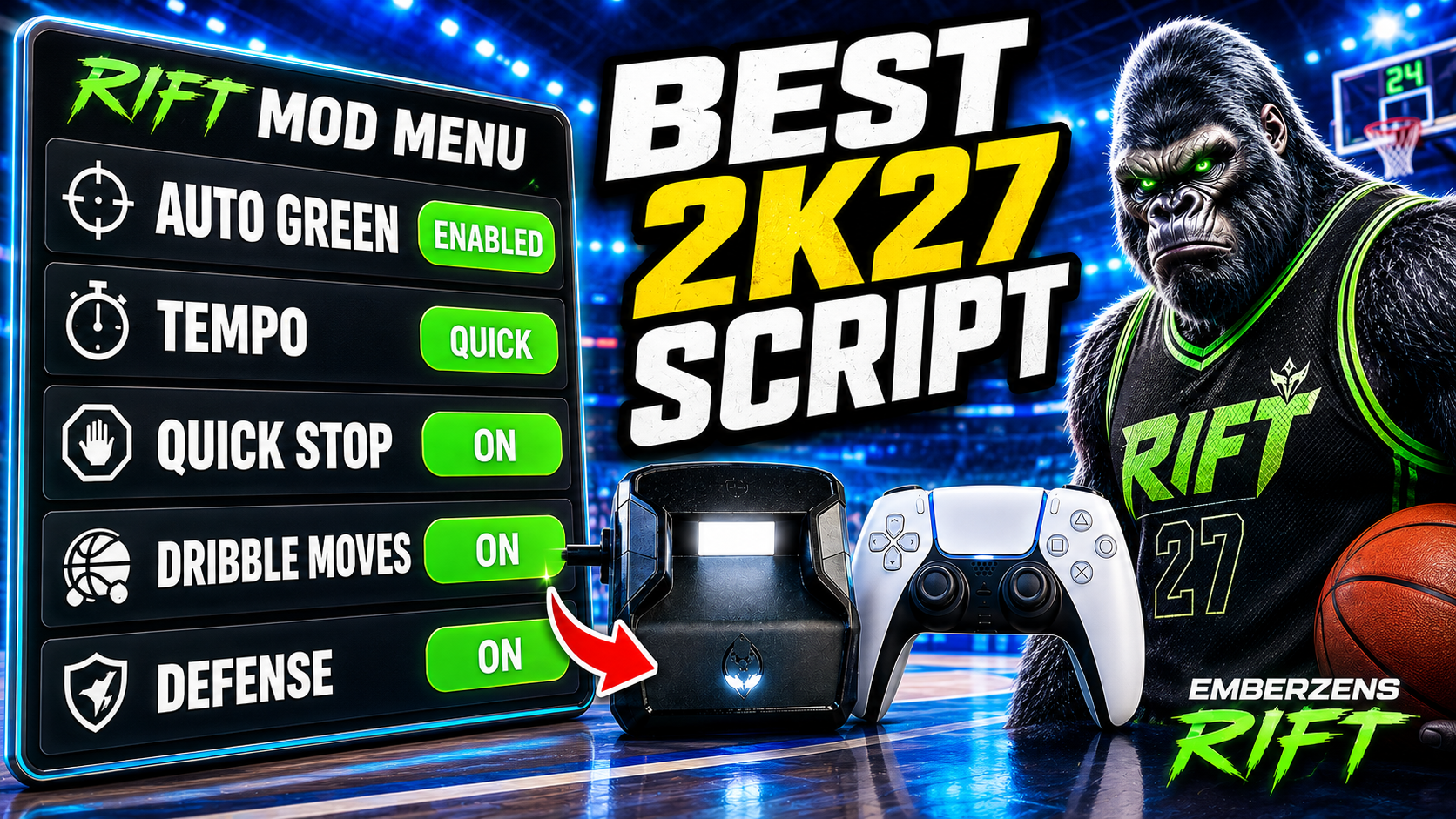 Rift NBA 2K27 Cronus Zen script